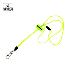 Mode Reißverschluss Lanyard mit PVC Tag